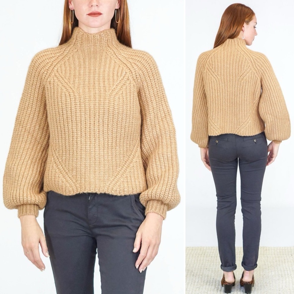 Ulla Johnson Micha Turtleneck in Camel Size Medium - Picture 15 of 15
